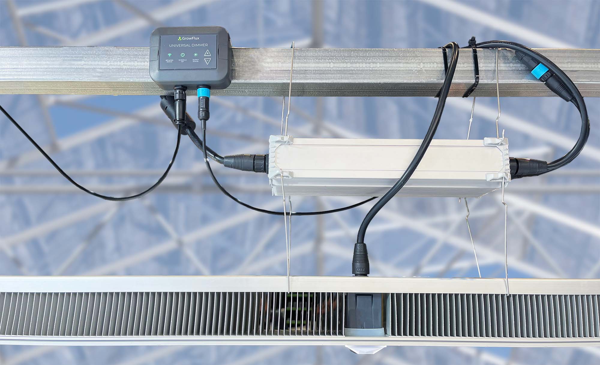 GrowFlux lighting controller on Fluence