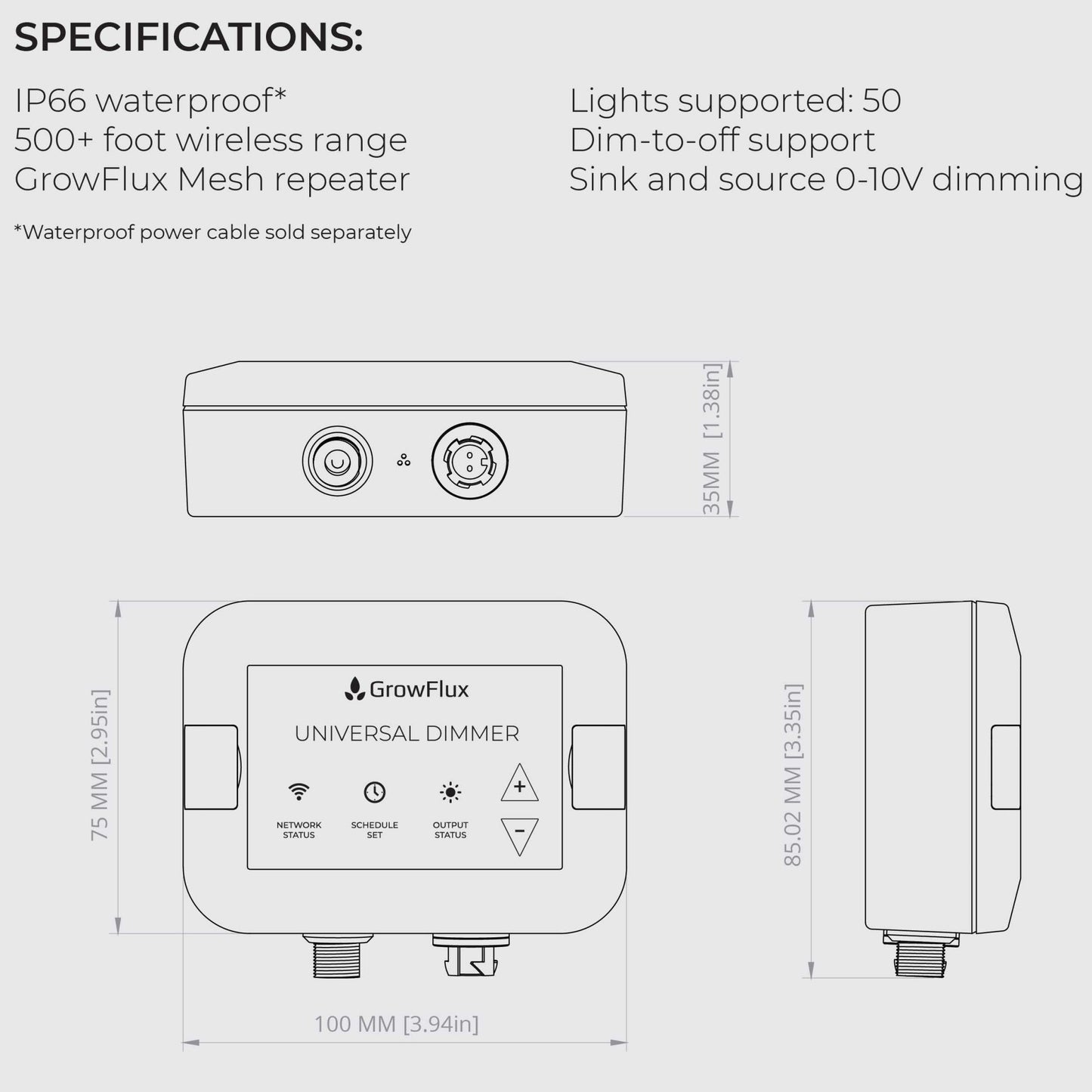 add-on Universal Dimmer - GrowFlux