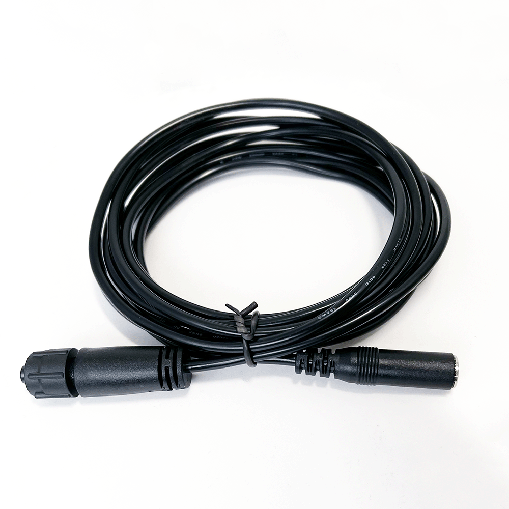 Waterproof power extension cable, 3 meters - GrowFlux