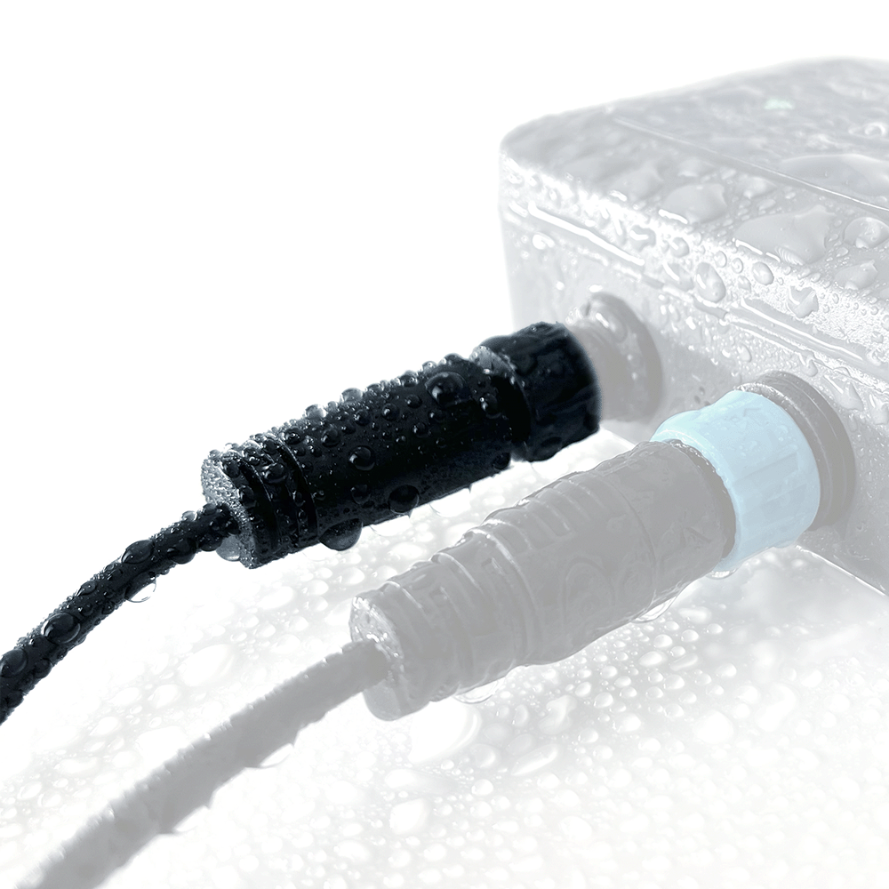 Waterproof power extension cable, 3 meters - GrowFlux